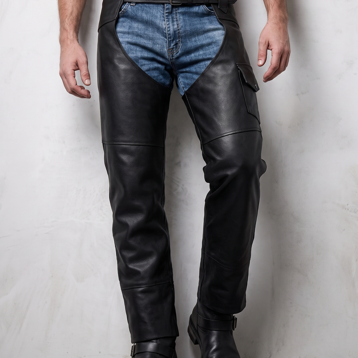 Leather Motorcycle Chaps | Premium Riding Chaps | HWK Sports – HWK