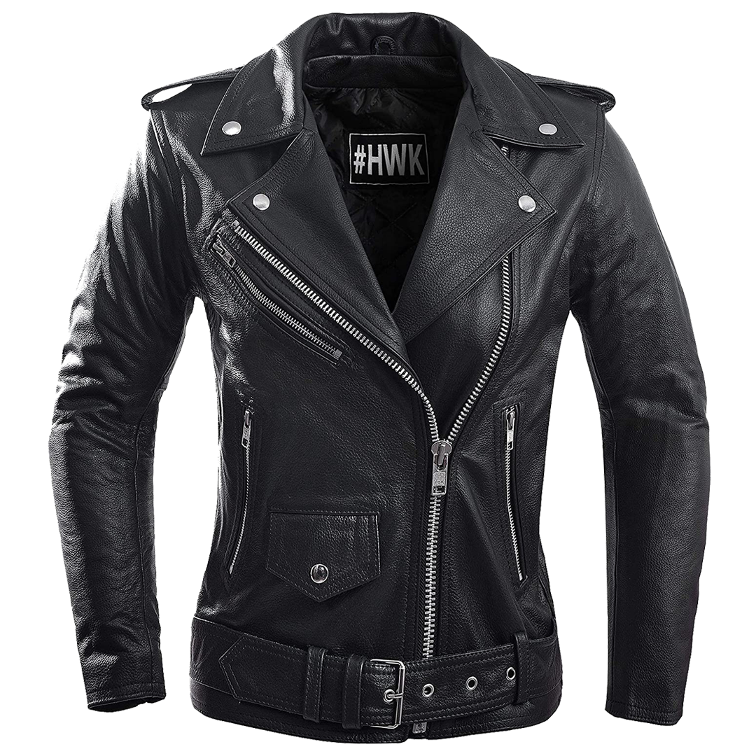 HWK Women's Leather Brando Jacket – HWK Moto