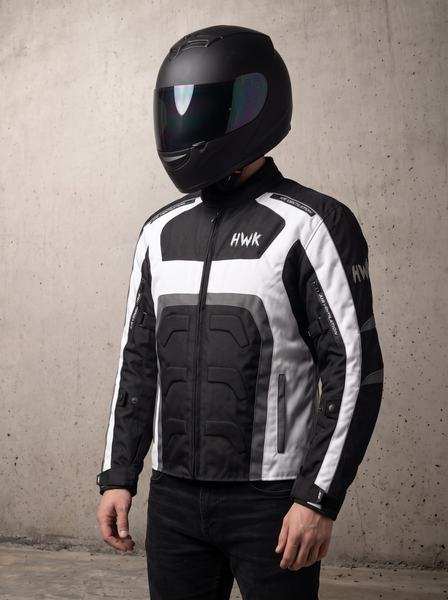 Textile Motorcycle Jacket | CE Armor Riding Jacket | HWK Sports