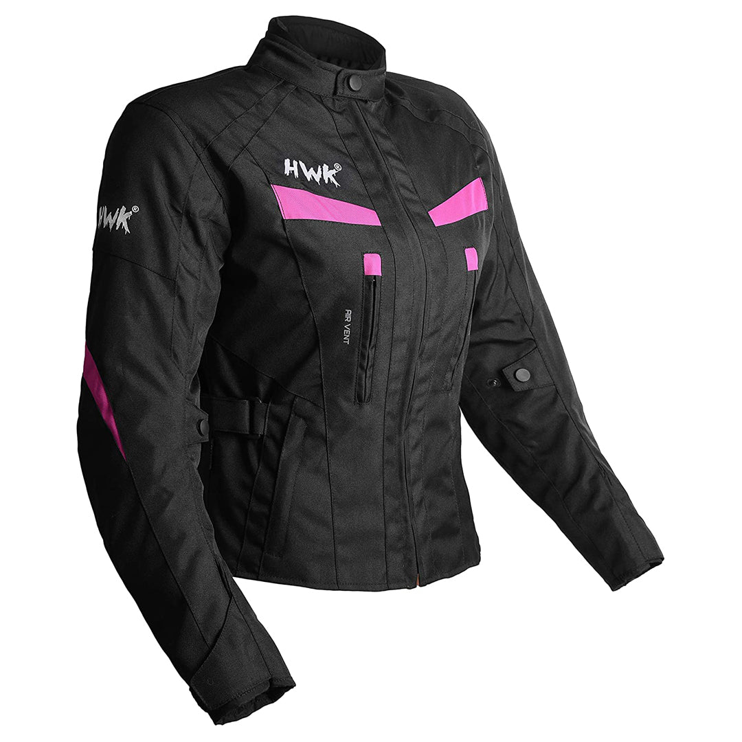 Hwk Motorcycle Jacket HWK Women's Motorcycle Jacket CE Armor
